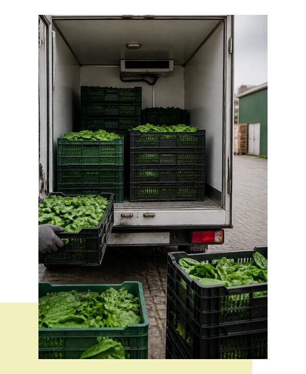 Перевозка шпината в Гая с сохранением свежести продукции